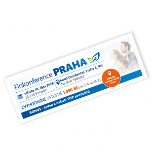 Vstupenka Finkonference Praha