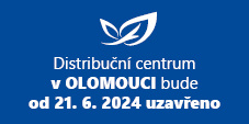 Distribuční centrum v OLOMOUCI bude od 21. 6. 2024 uzavřeno